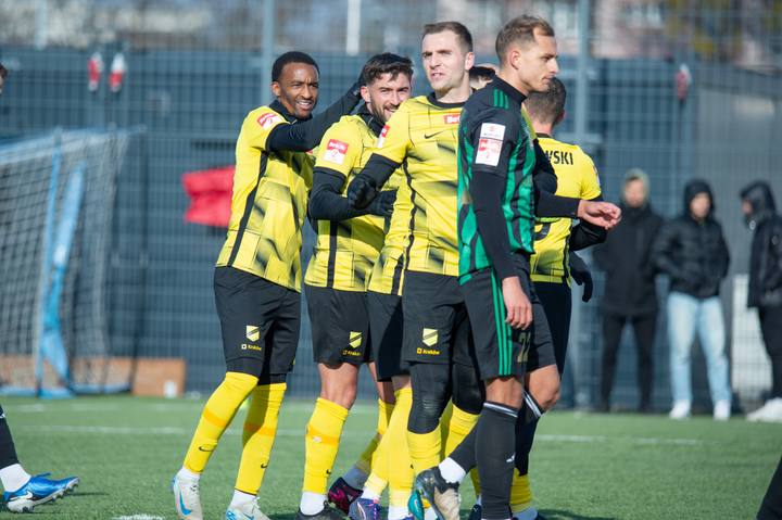 Football. Betclic 1/2 Liga. Stal Stalowa Wola - KS Wieczysta Krakow. 07.02.2025