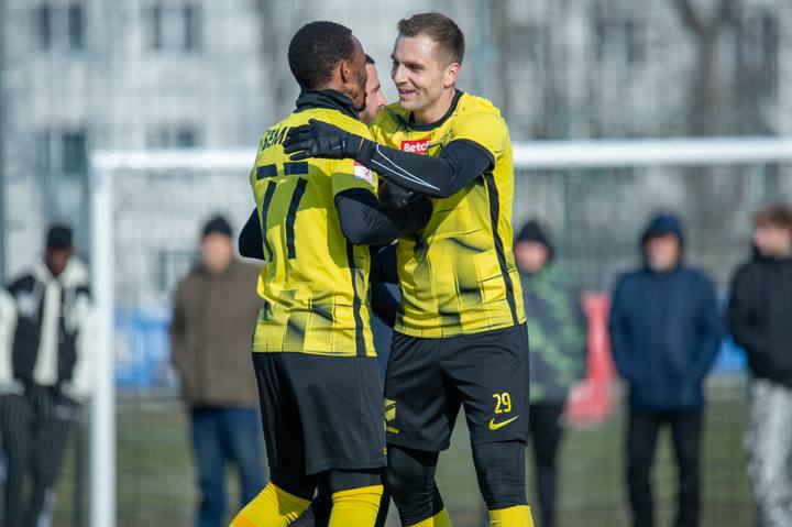 Football. Betclic 1/2 Liga. Stal Stalowa Wola - KS Wieczysta Krakow. 07.02.2025