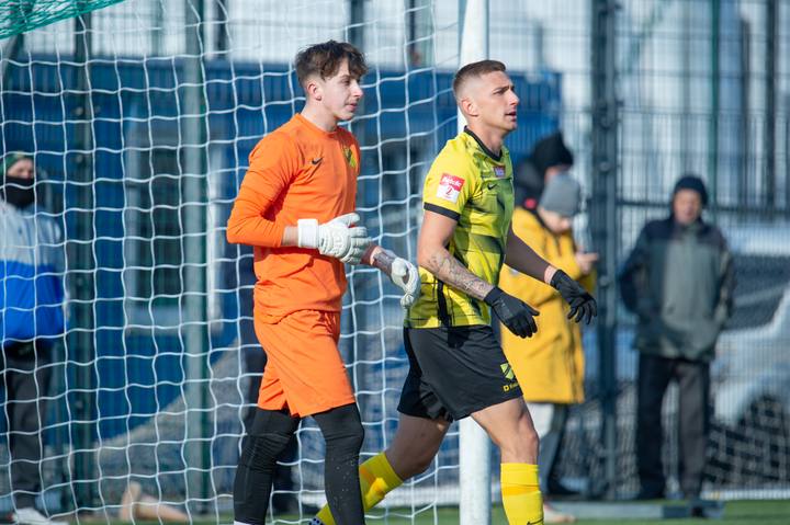 Football. Betclic 1/2 Liga. Stal Stalowa Wola - KS Wieczysta Krakow. 07.02.2025