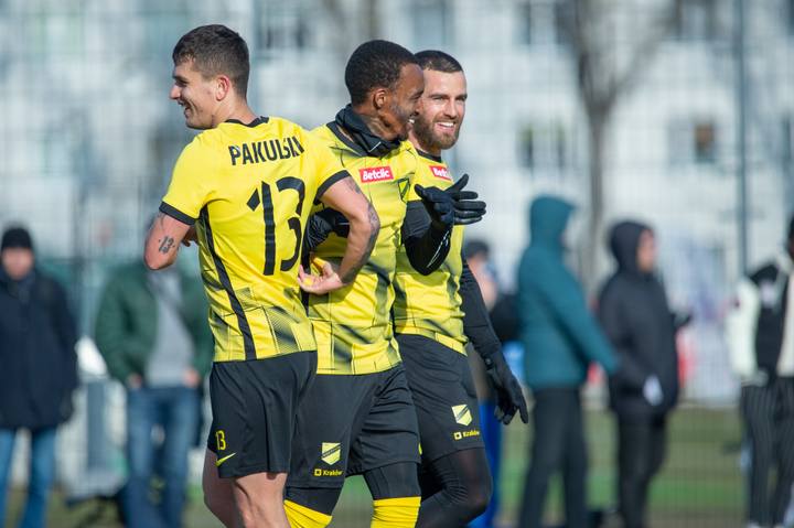 Football. Betclic 1/2 Liga. Stal Stalowa Wola - KS Wieczysta Krakow. 07.02.2025