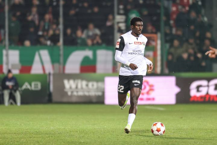 Football. Betclic I Liga. Puszcza Niepolomice - Slask Wroclaw. 21.03.2026