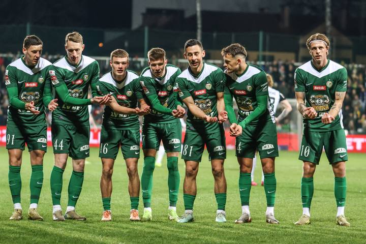 Football. Betclic I Liga. Puszcza Niepolomice - Slask Wroclaw. 21.03.2026