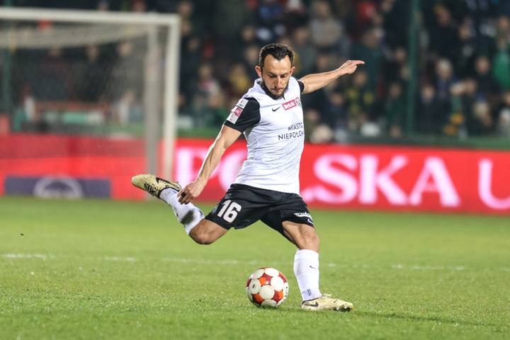 Football. Betclic I Liga. Puszcza Niepolomice - Slask Wroclaw. 21.03.2026