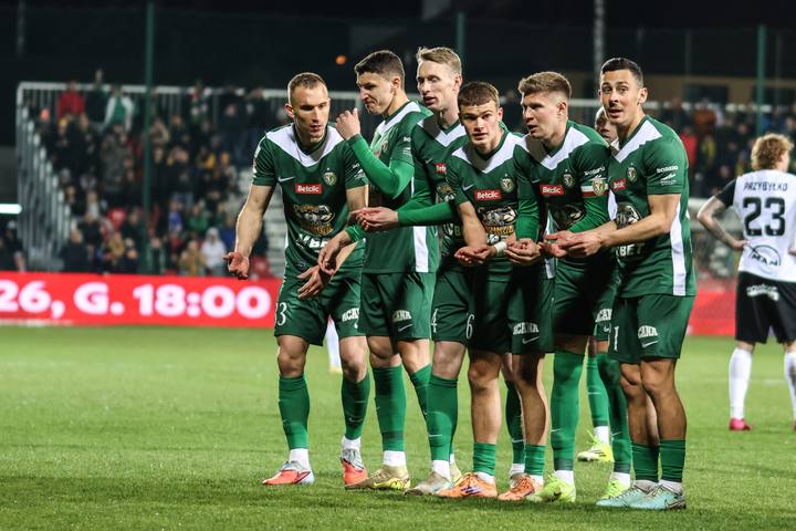 Football. Betclic I Liga. Puszcza Niepolomice - Slask Wroclaw. 21.03.2026