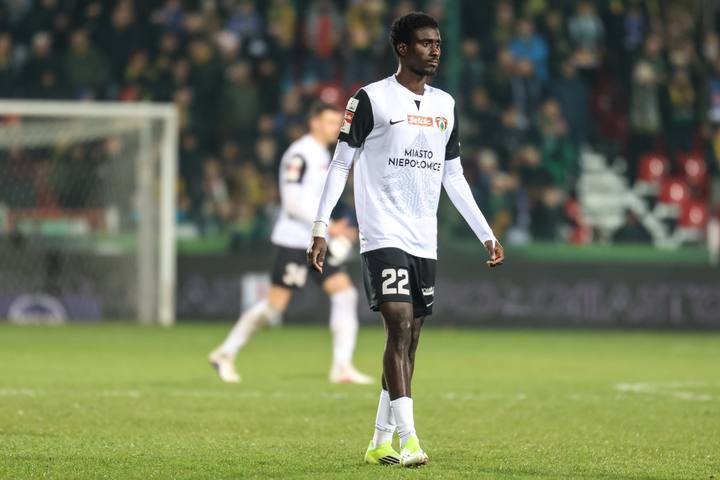 Football. Betclic I Liga. Puszcza Niepolomice - Slask Wroclaw. 21.03.2026