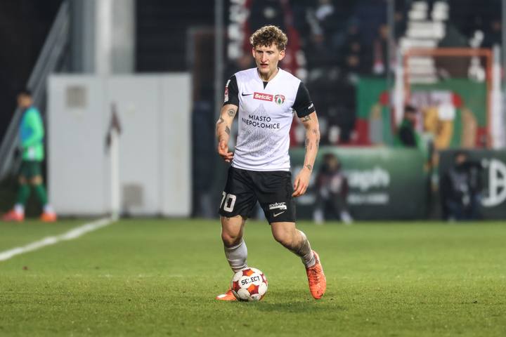 Football. Betclic I Liga. Puszcza Niepolomice - Slask Wroclaw. 21.03.2026