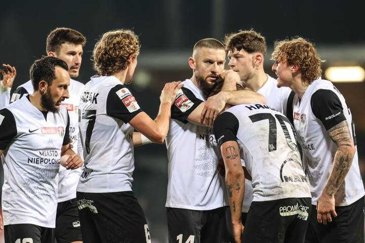 Football. Betclic I Liga. Puszcza Niepolomice - Slask Wroclaw. 21.03.2026