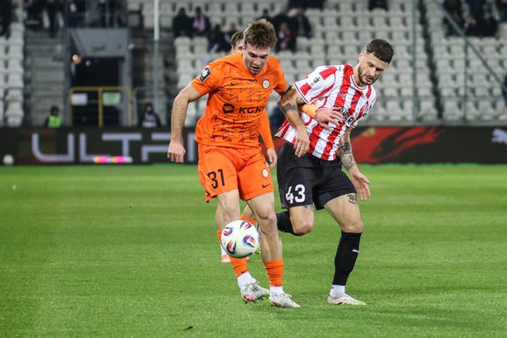 Football. PKO BP Ekstraklasa. Cracovia - KGHM Zaglebie Lubin. 03.11.2025