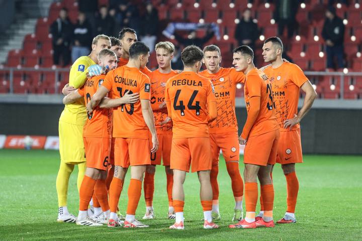 Football. PKO BP Ekstraklasa. Cracovia - KGHM Zaglebie Lubin. 03.11.2025