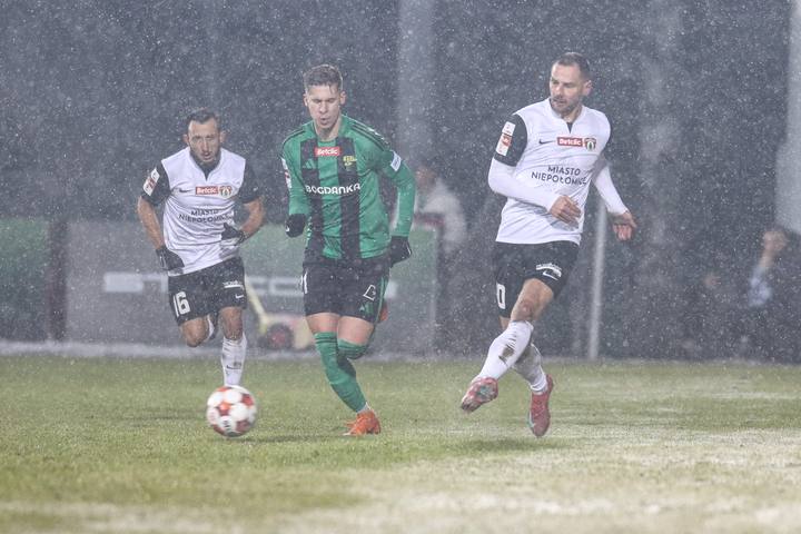 Football. Betclic I Liga. Puszcza Niepolomice - Gornik Leczna. 08.02.2026