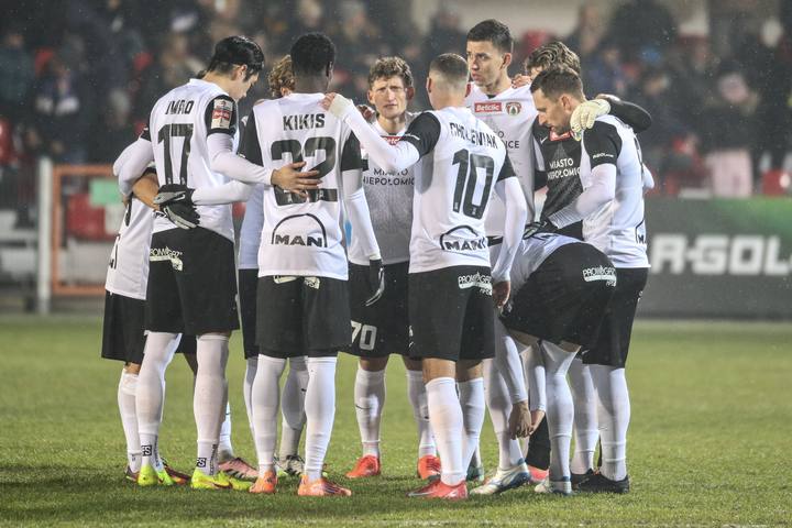 Football. Betclic I Liga. Puszcza Niepolomice - Gornik Leczna. 08.02.2026