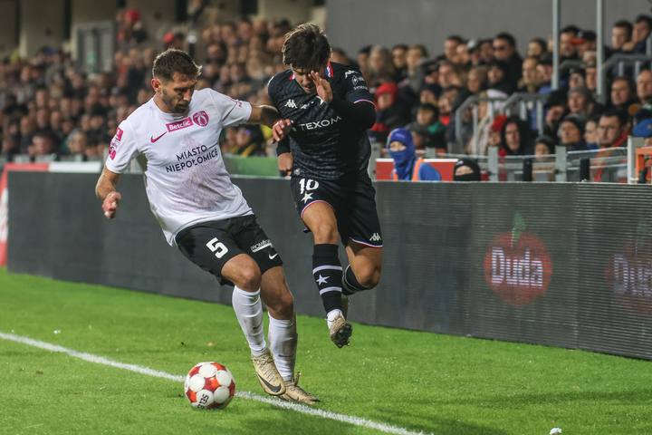 Football. Betclic I Liga. Puszcza Niepolomice - Wisla Krakow. 20.10.2025