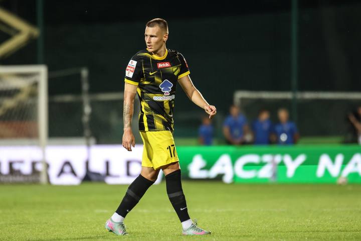 Football. Betclic 1 Liga. Puszcza Niepolomice - Wieczysta Krakow. 11.08.2025