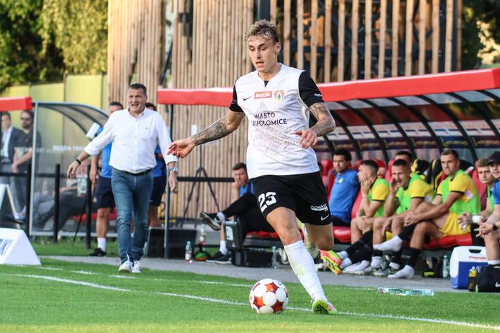 Football. Betclic 1 Liga. Puszcza Niepolomice - Wieczysta Krakow. 11.08.2025