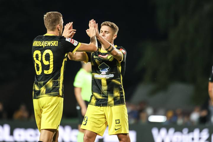 Football. Betclic 1 Liga. Puszcza Niepolomice - Wieczysta Krakow. 11.08.2025