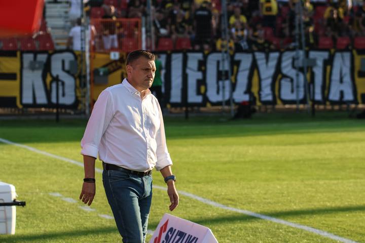 Football. Betclic 1 Liga. Puszcza Niepolomice - Wieczysta Krakow. 11.08.2025