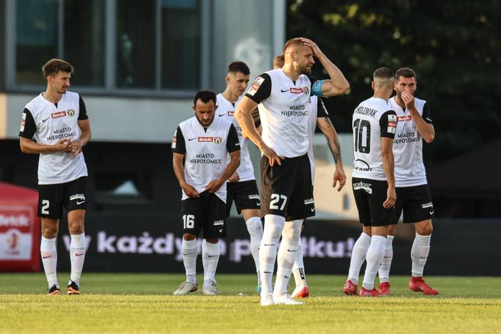 Football. Betclic 1 Liga. Puszcza Niepolomice - Ruch Chorzow. 21.07.2025