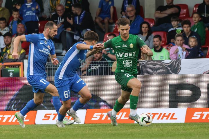 Football. PKO BP Ekstraklasa. Puszcza Niepolomice - Slask Wroclaw. 24.05.2025