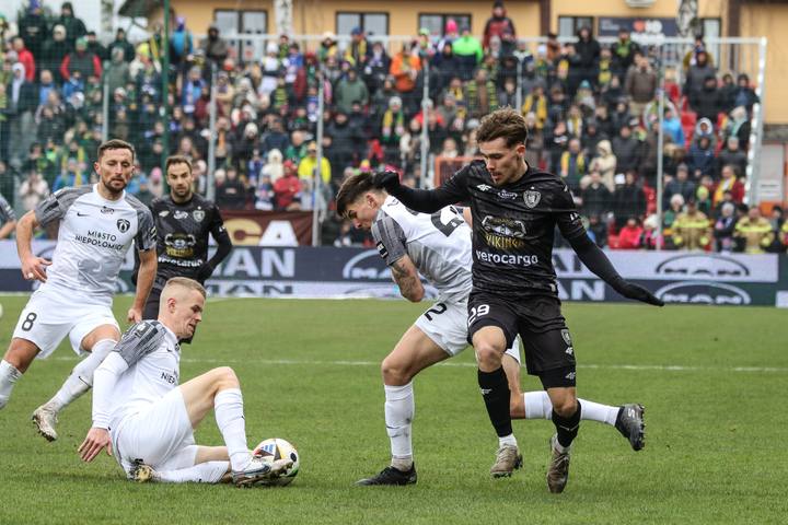 Football. PKO BP Ekstraklasa. Puszcza Niepolomice - Piast Gliwice. 16.03.2025