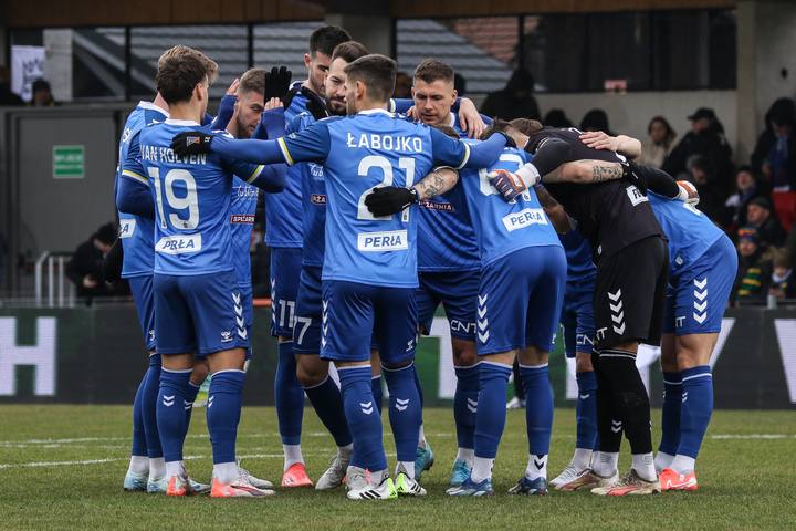 Football. PKO BP Ekstraklasa. Puszcza Niepolomice - Motor Lublin. 02.03.2025
