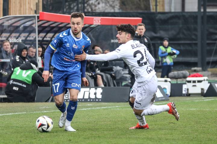 Football. PKO BP Ekstraklasa. Puszcza Niepolomice - Motor Lublin. 02.03.2025