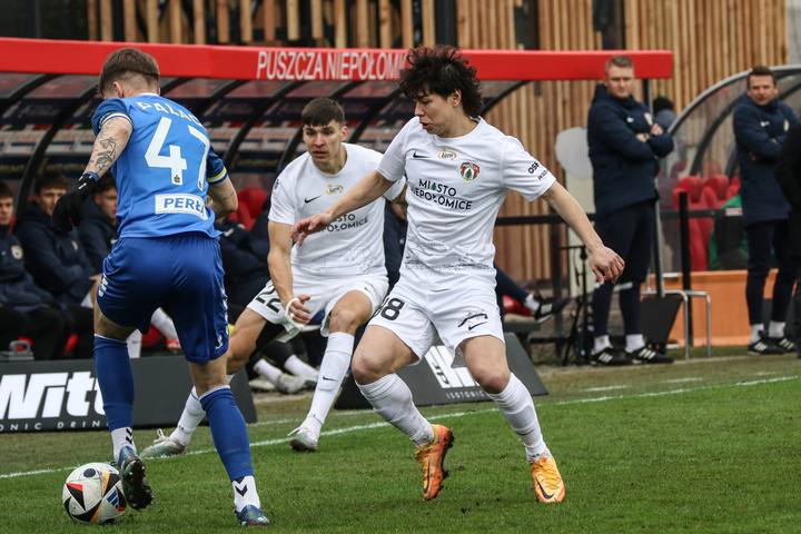 Football. PKO BP Ekstraklasa. Puszcza Niepolomice - Motor Lublin. 02.03.2025