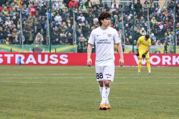 Football. PKO BP Ekstraklasa. Puszcza Niepolomice - Motor Lublin. 02.03.2025
