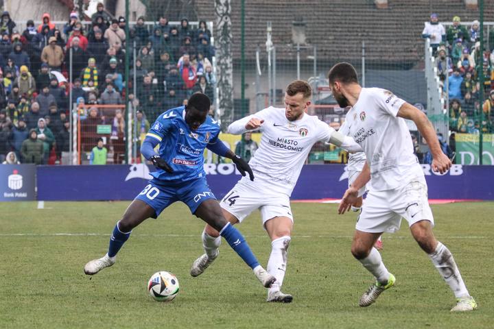 Football. PKO BP Ekstraklasa. Puszcza Niepolomice - Motor Lublin. 02.03.2025