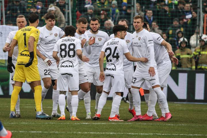 Football. PKO BP Ekstraklasa. Puszcza Niepolomice - Motor Lublin. 02.03.2025