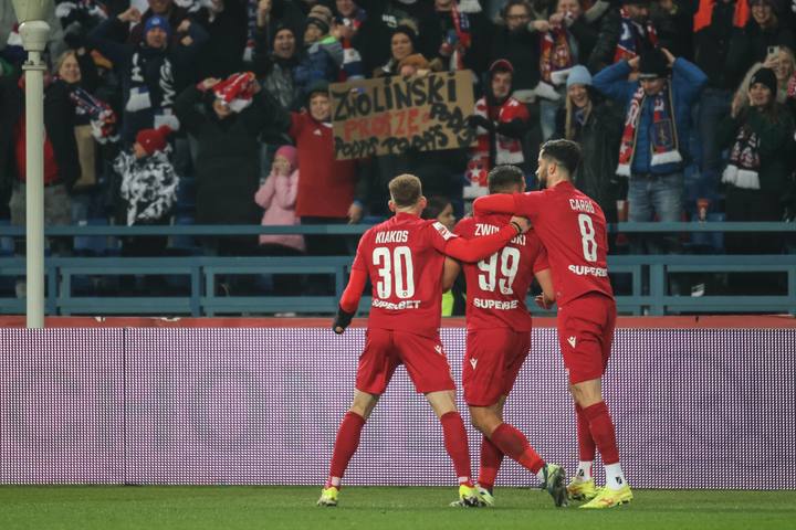 Football. Betclic 1. Liga. Wisla Krakow - LKS Lodz. 30.11.2024