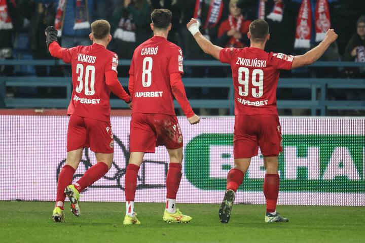 Football. Betclic 1. Liga. Wisla Krakow - LKS Lodz. 30.11.2024