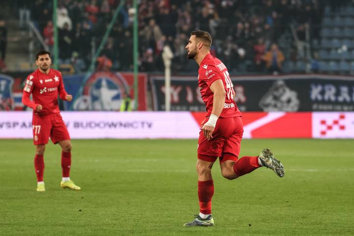 Football. Betclic 1. Liga. Wisla Krakow - LKS Lodz. 30.11.2024