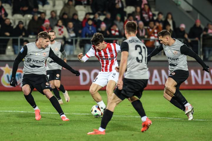 Football. PKO BP Ekstraklasa. Cracovia - Zaglebie Lubin. 29.11.2024