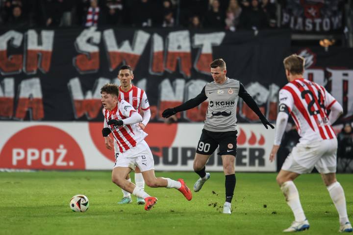 Football. PKO BP Ekstraklasa. Cracovia - Zaglebie Lubin. 29.11.2024