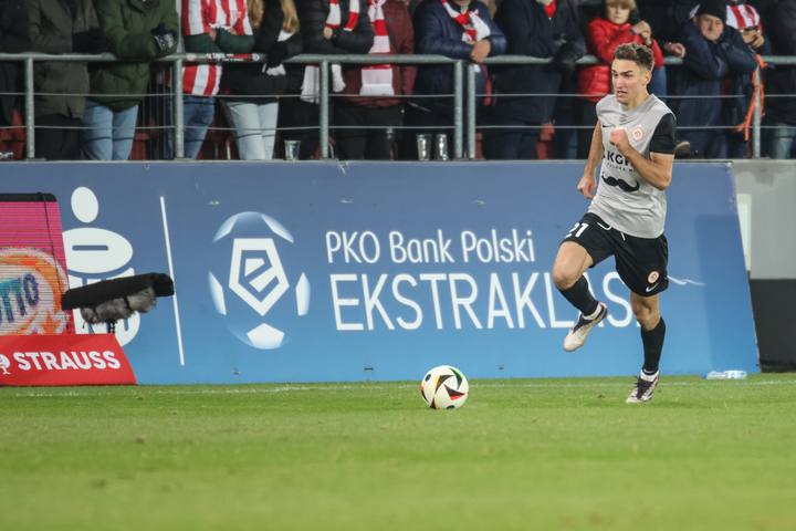 Football. PKO BP Ekstraklasa. Cracovia - Zaglebie Lubin. 29.11.2024