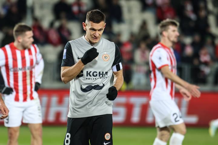 Football. PKO BP Ekstraklasa. Cracovia - Zaglebie Lubin. 29.11.2024