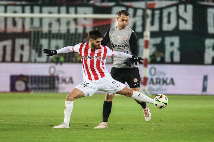 Football. PKO BP Ekstraklasa. Cracovia - Zaglebie Lubin. 29.11.2024