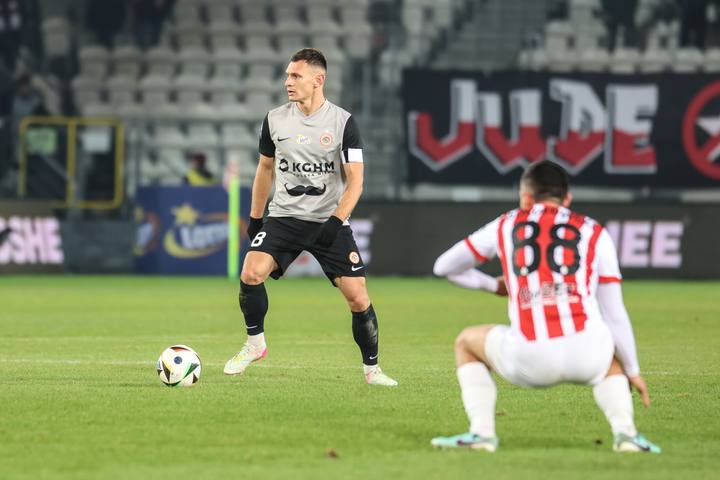 Football. PKO BP Ekstraklasa. Cracovia - Zaglebie Lubin. 29.11.2024