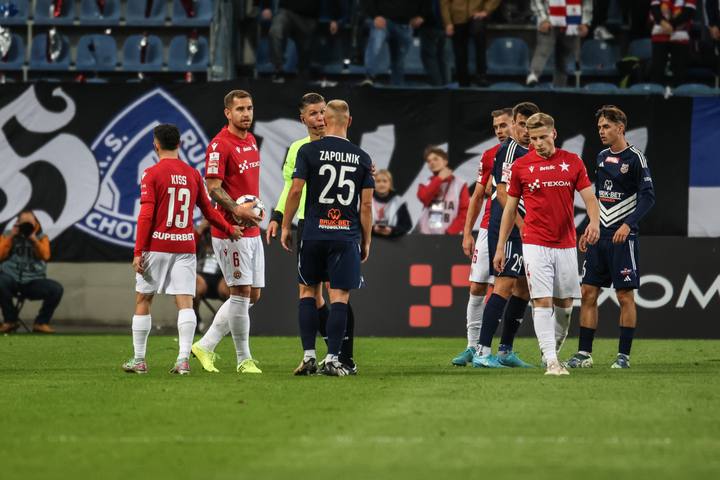 Football. Betclic 1. Liga. Wisla Krakow - Bruk-Bet Termalica Nieciecza. 18.10.2024