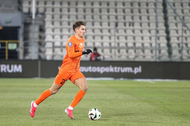 Football. PKO BP Ekstraklasa. Puszcza Niepolomice - Zaglebie Lubin. 10.02.2025