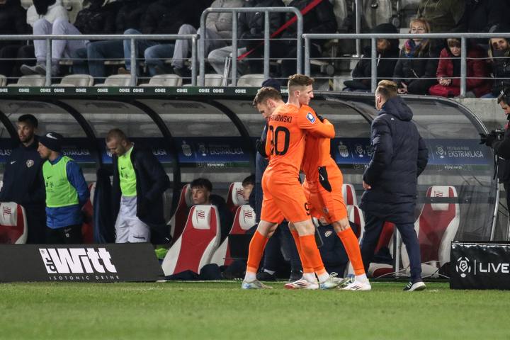 Football. PKO BP Ekstraklasa. Puszcza Niepolomice - Zaglebie Lubin. 10.02.2025