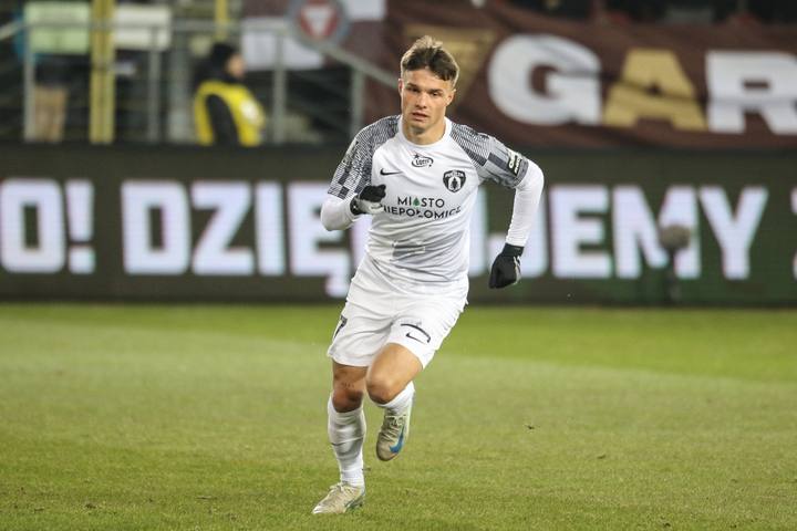 Football. PKO BP Ekstraklasa. Puszcza Niepolomice - Zaglebie Lubin. 10.02.2025