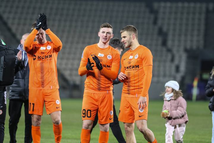 Football. PKO BP Ekstraklasa. Puszcza Niepolomice - Zaglebie Lubin. 10.02.2025