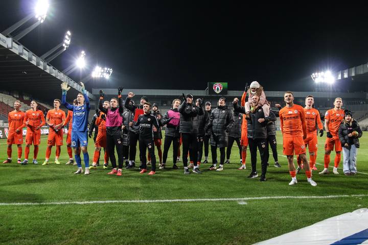 Football. PKO BP Ekstraklasa. Puszcza Niepolomice - Zaglebie Lubin. 10.02.2025