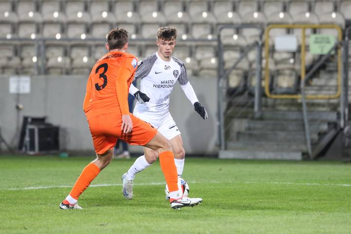 Football. PKO BP Ekstraklasa. Puszcza Niepolomice - Zaglebie Lubin. 10.02.2025