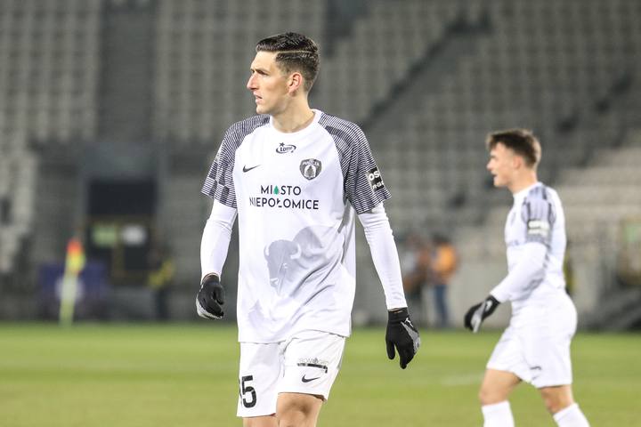 Football. PKO BP Ekstraklasa. Puszcza Niepolomice - Zaglebie Lubin. 10.02.2025
