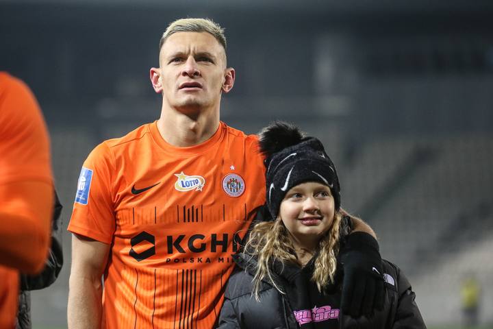 Football. PKO BP Ekstraklasa. Puszcza Niepolomice - Zaglebie Lubin. 10.02.2025