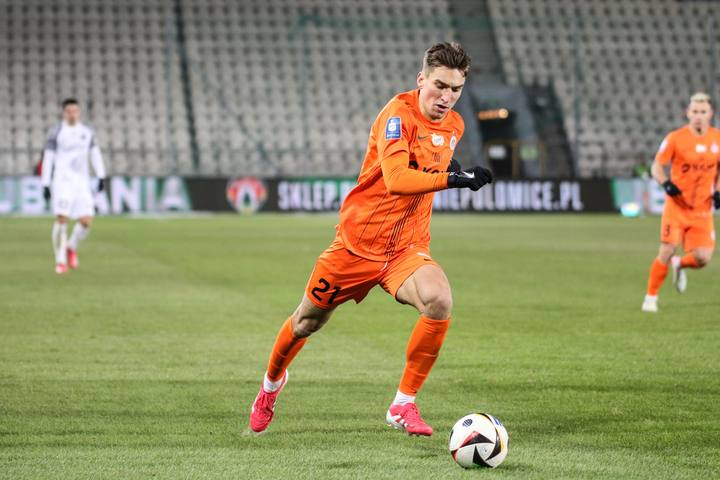 Football. PKO BP Ekstraklasa. Puszcza Niepolomice - Zaglebie Lubin. 10.02.2025