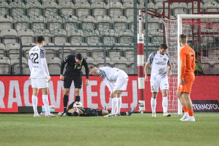 Football. PKO BP Ekstraklasa. Puszcza Niepolomice - Zaglebie Lubin. 10.02.2025