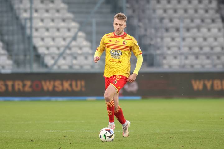 Football. PKO BP Ekstraklasa. Puszcza Niepolomice - Jagiellonia Bialystok. 08.12.2024
